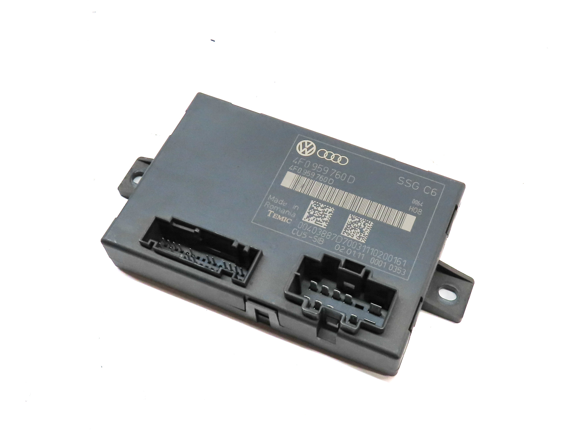2005-2015 AUDI A6 S6 Q7 (C6 4L) FRONT LEFT DRIVER MEMORY SEAT CONTROL MODULE — exact item pictured